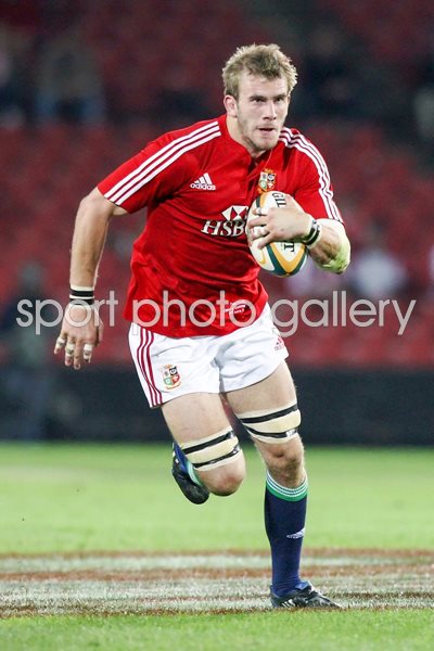 Tom Croft British & Irish Lions action v Golden Lions 2009