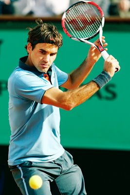 Roger Federer 2009 French Open backhand