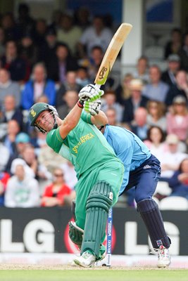 South Africa's AB DeVilliers in action