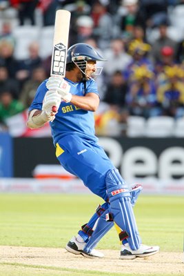 Sri Lanka's Kumar Sangakkara in action