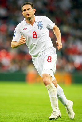 Frank Lampard in action for England
