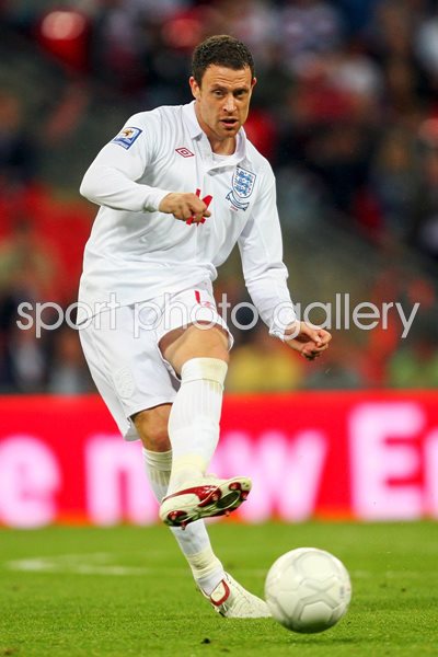 Wayne Bridge in action for England