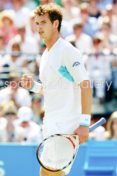 2009 Andy Murray celebrates a point