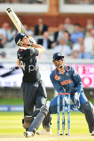 Kevin Pietersen of England in action