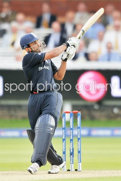 Ravi Bopara of England in action