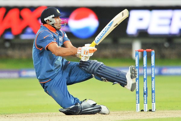 Yusuf Pathan of India in action