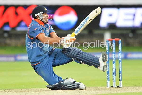 Yusuf Pathan of India in action