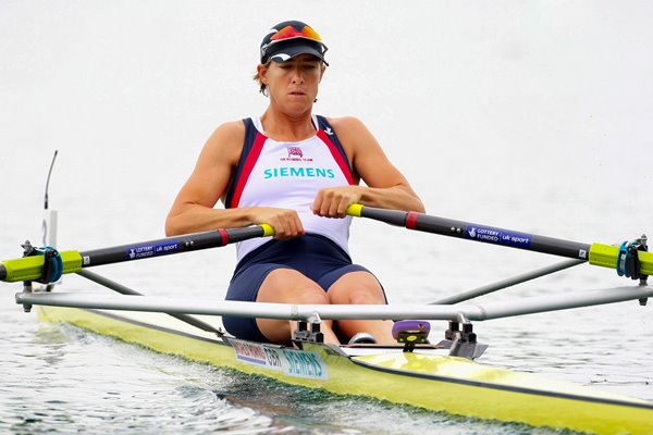 Katherine Grainger Single Sculls action 2009