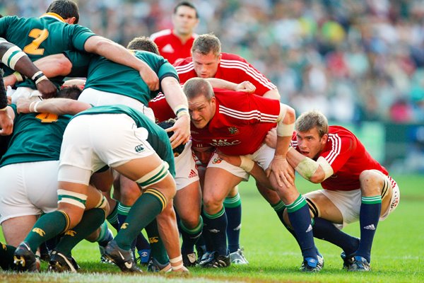 Tom Croft & Gethin Jenkins 1st Test Lions v South Africa 2009