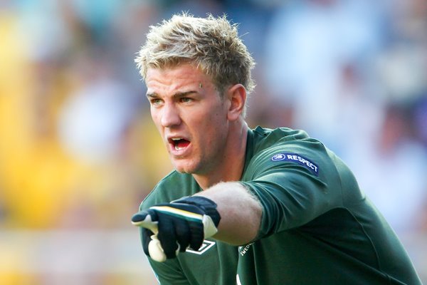 Joe Hart England U21 v Sweden 2009