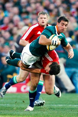 Jamie Roberts British & Irish Lions v Ruan Pienaar South Africa 2009