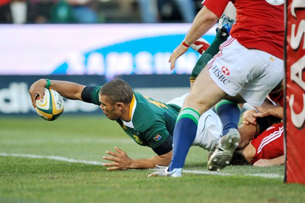 Bryan Habana touches down for South Africa 2009