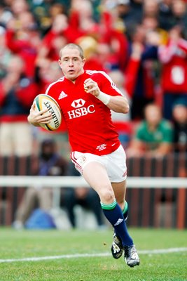 Shane Williams British & Irish Lions scores v South Africa Ellis Park 2009