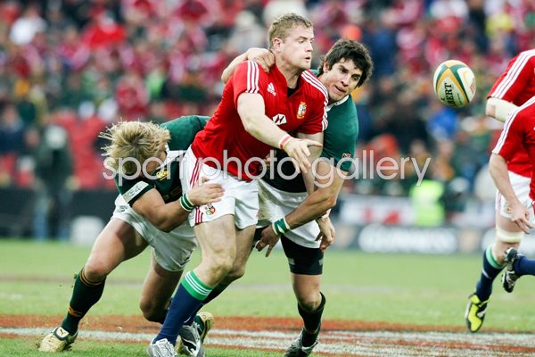 Jamie Heaslip British & Irish Lions win 3rd Test v South Africa 2009
