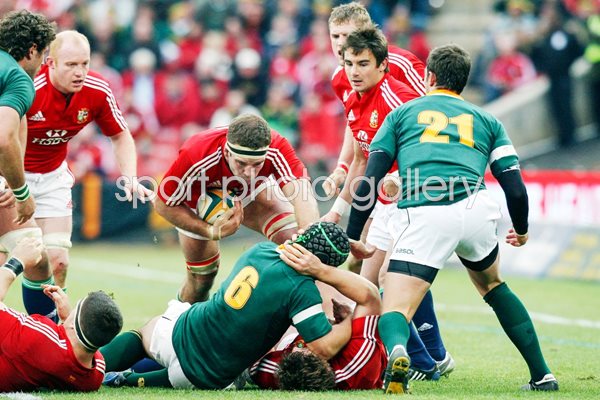 Joe Worsley British & Irish Lions v South Africa Ellis Park 2009