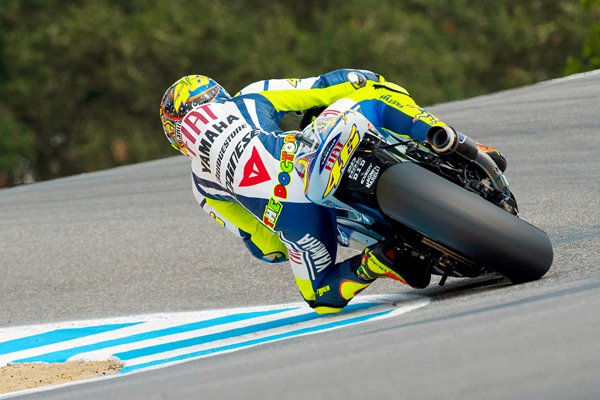 Valentino Rossi Corkscrew Laguna Seca 2009