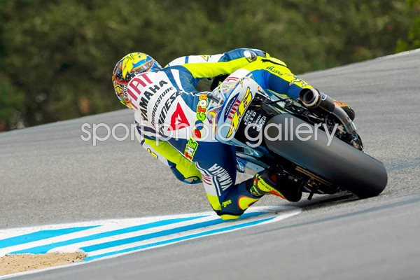 Valentino Rossi Corkscrew Laguna Seca 2009