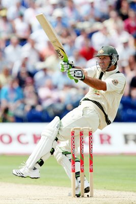 Ricky Ponting batting - 1st Test - Ashes 2009