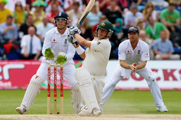 Marcus North hits out - Cardiff - Ashes 2009