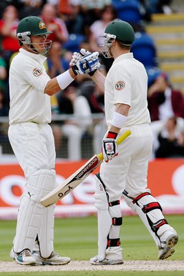 Marcus North & Brad Haddin - 1st Test - Ashes 2009