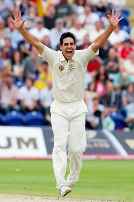 Mitchell Johnson of Australia appeals Ashes 2009