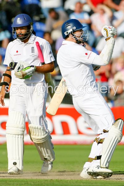 James Anderson celebrates in Cardiff - Ashes 2009