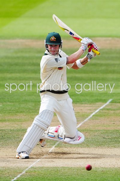 Michael Clarke - Australia action - Lords - Ashes 2009