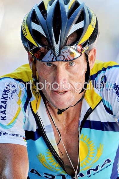 Lance Armstrong 2009 Astana portrait
