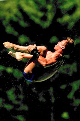 Tom Daley Diving Action Rome 2009