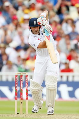 Matt Prior batting action Edgbaston - Ashes 2009