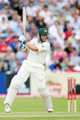 Michael Hussey Ashes 2009 Ashes Batting Action