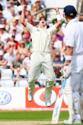 Peter Siddle celebrates Headingley 5 for - Ashes 2009
