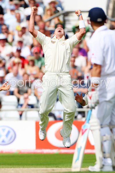 Peter Siddle celebrates Headingley 5 for - Ashes 2009