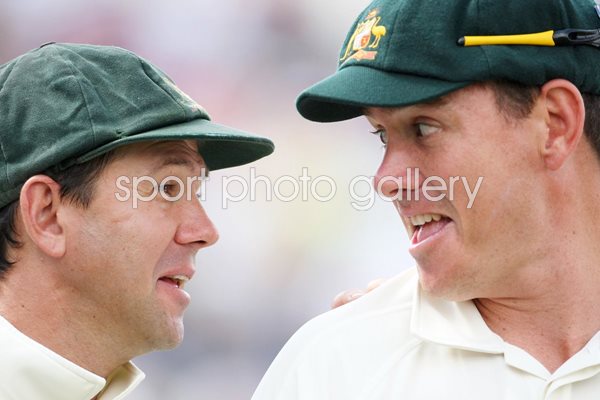 Ricky Ponting & Marcus North - Headingley - Ashes 2009