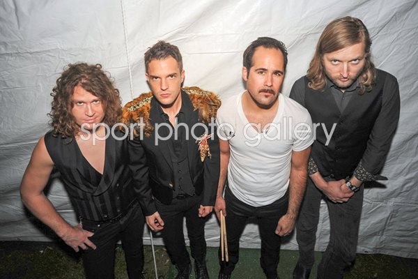 The Killers backstage