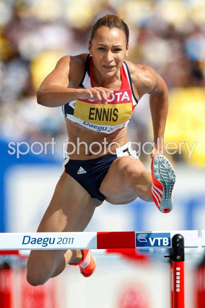 Jessica Ennis Hurdles Heptathlon 2011