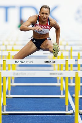 Jessica Ennis Heptathlon Hurdles Berlin 2009