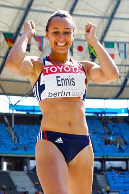 Jessica Ennis clear in Heptathlon High Jump