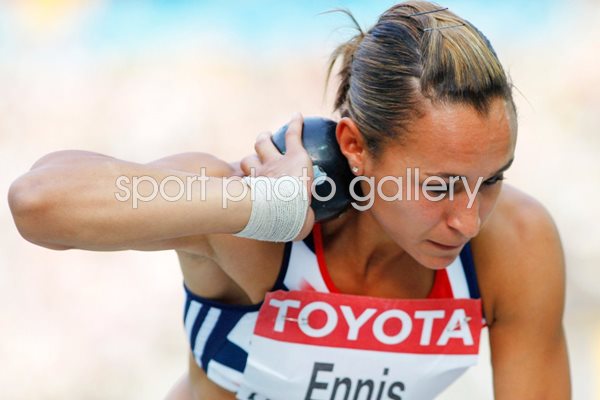 Jessica Ennis Heptathlon Shot Put Berlin 2009