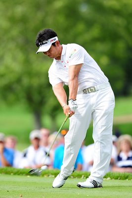 Y. E. Yang USPGA Round 4 action 2009