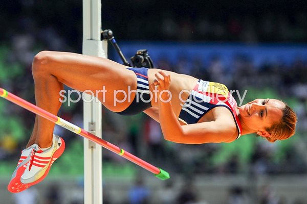 Jessica Ennis High Jump Heptathlon 2011