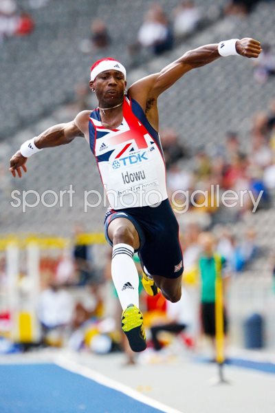 Phillips Idowu Triple Jump action Berlin 2009