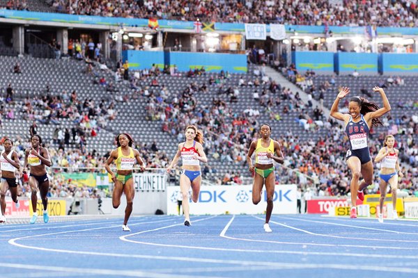 Sanya Richards 400m gold in Berlin 2009