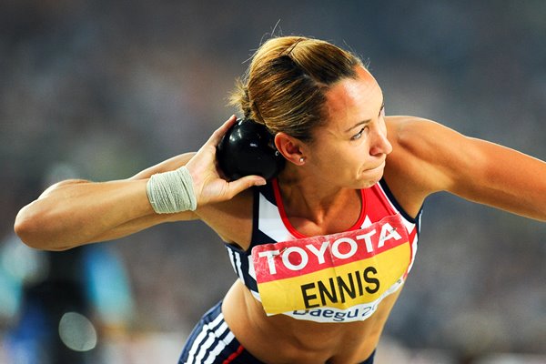 Jessica Ennis Shot Put Heptathlon 2011