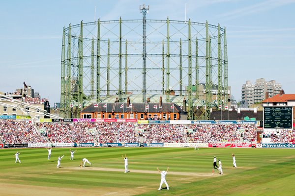 Freddie Flintoff runs out Ricky Ponting