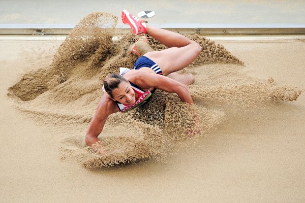 Jessica Ennis Long Jump Heptathlon 2011