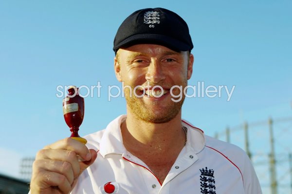 Freddie Flintoff Ashes Urn Portrait 2009