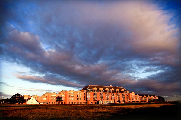 The Old Course Hotel St Andrews at sunrise