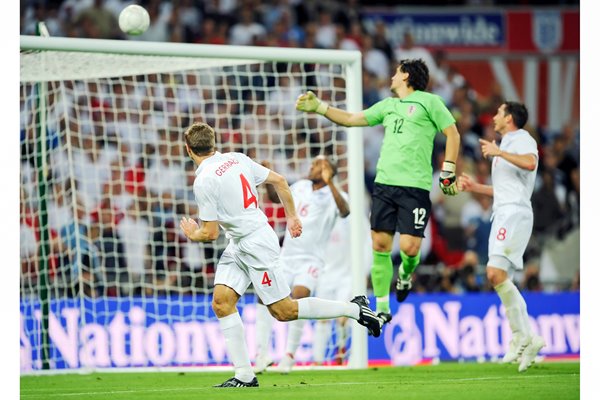 Gerrard scores for England 