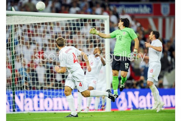 Gerrard scores for England 